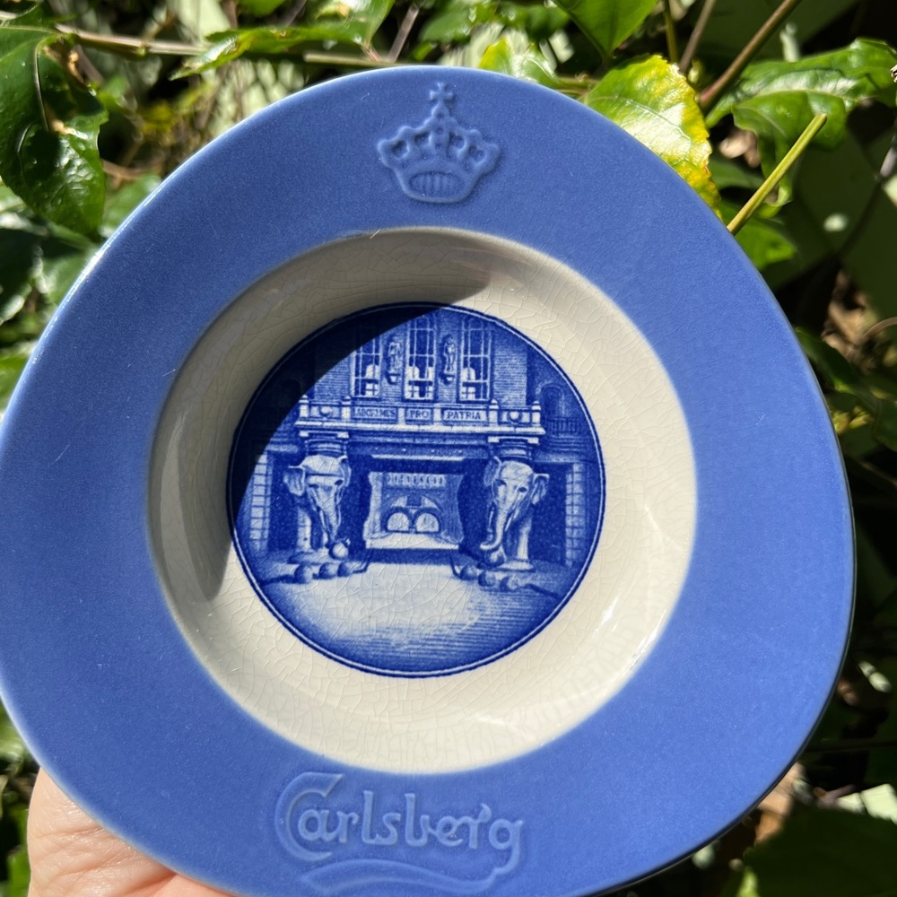 Blue Carlsberg Decorative Plate